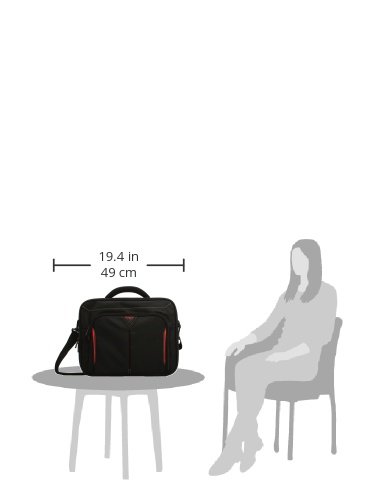 Targus Classic+ Clamshell Laptop Taschen 10-12.1 zoll – Schwarz/Rot – CN412EU - 5
