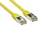 Produktbild Telefonkabel 3 m RJ45 3 m CAT6 S/FTP (STP) gelb, transparent Netzwerk-Kabel – Netzwerk-Kabel (3 m, Cat6, S/FTP (STP), RJ-45, RJ-45, gelb)