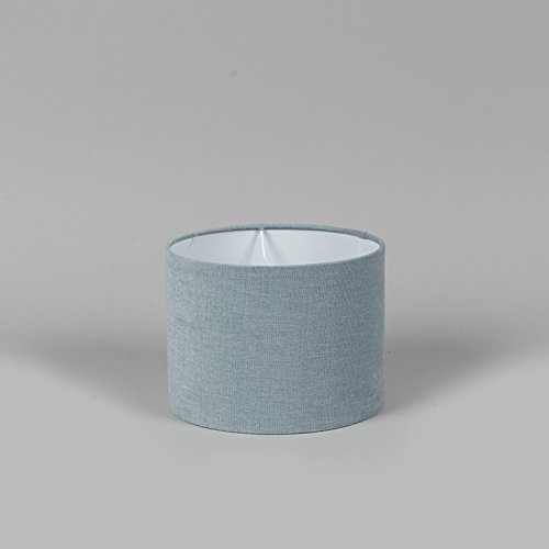 QAZQA Modern Polyester Lampenschirm 20/20/15 Zylinder mineral , Rund gerade Schirm Pendelleuchte, Schirm Stehleuchte, - 4