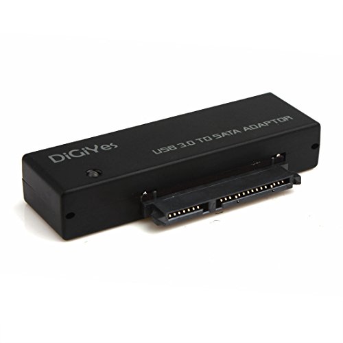 DiGiYes® USB 3.0 zu SATA Konverter Adapter Kabel für 2.5 / 3.5 Zoll Festplattenlaufwerk Festplatte mit 12V / 2A Netzteil - 2