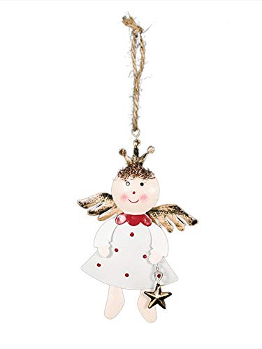 Preisvergleich Produktbild Brownrolly Weihnachtsschmiedeeisen-Engels-Puppen... Nette und vorzügliche Ausgangsengels-Puppendekoration