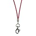 Produktbild Glashalter | Brillen Ketten. 3mm, rundes hellbraunes Leder mit squa…