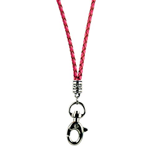 Preisvergleich Produktbild Glashalter / Brillen Ketten. 3mm, rundes hellbraunes Leder mit squa…