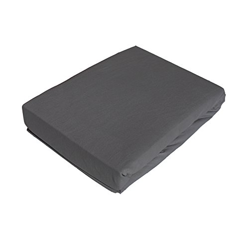 Spannbettlaken ka-line® Mikrofaser 125g/m² Anthrazit Steghöhe 25 cm Spannbetttuch Bezug ÖKO-TEX STANDARD Rundum-Gummi Bettlaken Bettbezug für 180×200 200×200 cm - 2