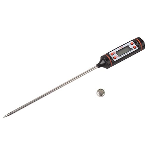 Preisvergleich Produktbild Digitales Thermometer, schwarz, 23*2*2cm