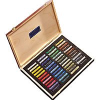 W&N Soft Pastels Wooden Box Set 48 Assorted*