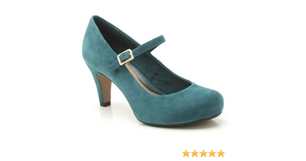 teal shoes