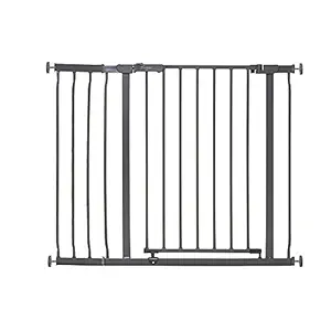 Dreambaby Ava Baby Safety Gate with one 18 cm Extension - Versatile & Durable Security Gate - one gate + one Extension (Fits Openings 29.5-39