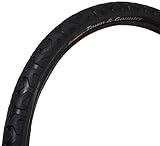 Continental MTB 122294 - Copertone Town & Country 1.9, black-black skin, 26 x 1.9