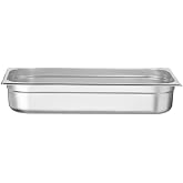 HENDI Gastronorm GN 1/1, Kitchen Line, thermal resistance -40 &deg;F to 482 &deg;F, suitable for oven and bain-marie, 14L, 530x325x(H