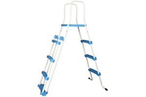 SAN MARCO Échelle pour piscine hors sol avec hauteur jusqu'à 107 cm