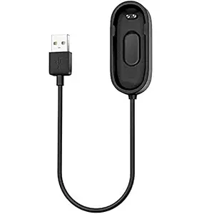 HUMBLE USB Power Adapter Fitness Charging Cable for MI Band 4, Black, 15 cm (HB-BAND4_CHARGNG)