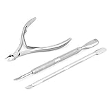 Die Klinge schabt die schwer entfernen Hautreste an dem Nagel blieben und groß für Leim zu entfernen, wenn Acrylnägel verwendet.