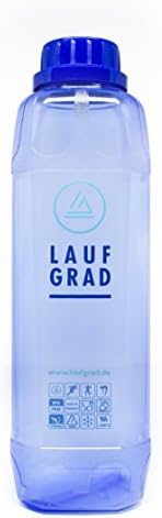 Running Degrees Boot Camp BPA Free Water Bottle – 1L/Tritan/Ideal for Training, Fitness and Sports Water Flask for Hot or Cold Beverages/Unplasticised/Made in Germany