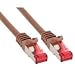 Produktbild InLine Patchkabel - S/FTP (PiMf) - Cat.6-250MHz - PVC - Kupfer - braun - 1,5m