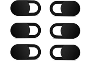 VSHOP® Cache Webcam (Lot de 6) - Cache pour Webcam Ultra Fin - Adaptable iPad, PC Portables, Macbook Pro, Mac, Macbook air, iMac, Dell, Lenovo, HP, etc. Protège Votre Vie privée.