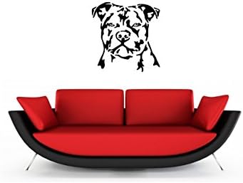 Staffordshire bull terrier vinyl wall art sticker decor room poster