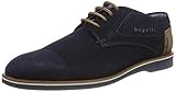 Verkleidungen: Leder Bugatti Herren 312647021400 Derbys, Blau (Dark Blue 4100), 44 EU