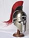 Produktbild Decor&Style Medieval Greek Corinthian Armour Helmet with Red Plume Knight Spartan Helmet Replica