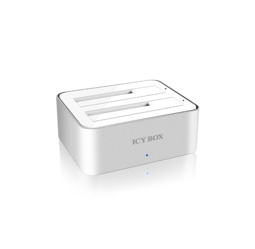 Dockingstation, 2x SATA 2,5" und/oder 3,5" zu 1x USB 3.0 Host, Aluminium