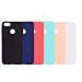 Produktbild IJIA 6 Pack Hülle für Huawei Y6 Pro 2017 / Huawei Enjoy 7 / Huawei P9 Lite Mini Reine Farbe TPU Handyhülle Weich Silikon Schutzhülle Stoßkasten Schale Case,Schwarz,Dunkelblau,Rot,Grün,Rosa,Weiß