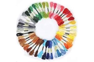 JOY STORE JOY-STORE Matassine Filo da Ricamo, Croce, Filo Da Cucito, Multicolore. 8 Pezzi - 8 Metri