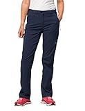 wind- und wasserabweisend Jack Wolfskin Damen Activate Light Pants Women Wasserabweisend Elastisch Atmungsaktiv Windabweisend Outdoor Softshell, Wanderhose Hose, Midnight Blue, 38