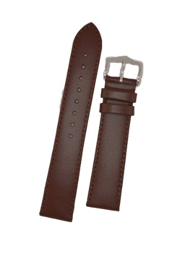 Hirsch Leder Uhren Armband Umbria Braun Dornschliee 13720210-WL 20 mm Hirsch Leder Uhren Armband Umbria Braun Dornschliee 13720210-WL 20 mm