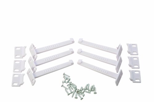 Dreambaby Safety Catches (Pack of 6, White)