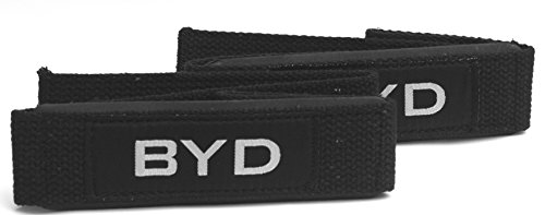Weightlifting Straps zum Training | Orginal von Beyond Dreams | Heben von Lasten Kreuzheben und Klimmzug | Gym Lifting wrist wraps strap | Handgelenkschiene als Latzughilfe Straps oder Bandage für Fitness Bodybuilding und Crossfit - 2