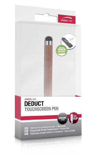 Speedlink Deduct Touchscreen Eingabestift (echtes Holz, mit Halteclip) - 5