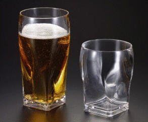 Drinking Glass, 15.Oz Double Old Fashion (Right) by Acrylichomedesign