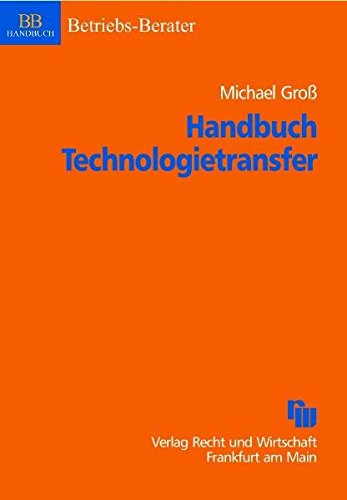Preisvergleich Produktbild Handbuch Technologietransfer (BB-Handbuch)