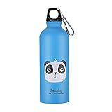 La botella de agua de acero inoxidable con mango grande fácil de seguir adelante.