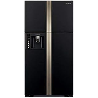 Hitachi 586 L Frost Free Inverter Multi Door Refrigerator (R-W660PND7, Glass Black)