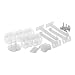 Dreambaby Pack of 6 Socket Covers and 4 Safety Catches (White)