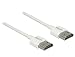 Produktbild DeLock 85138 Kabel High Speed HDMI mit Ethernet - HDMI-A Stecker auf HDMI-A Stecker 3D 4K 3 m Aktiv Slim Weiß