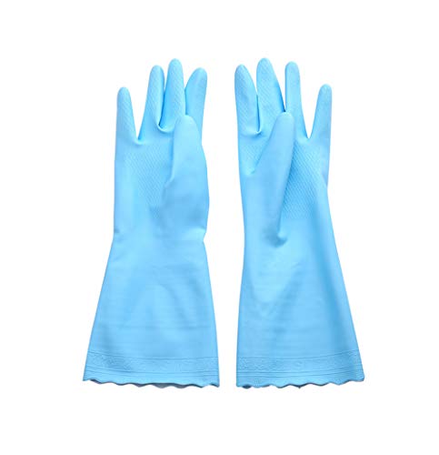 Preisvergleich Produktbild Geschirrspülhandschuhe, Damenbekleidung, Artefakt, Hausarbeit, Küche, Verdickung, Samt, Strapazierfähig, Wasserdicht, Lange Handschuhe