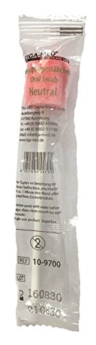 Mundpflegestäbchen Wattestäbchen mit neutralem Geschmack Box a 250 Stck Mundhygiene Tiga-Med einzeln hygienisch verpackt - 3