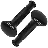 Spares2go Lot de 2 boutons de contrôle de minuterie pour cuisinière Hotpoint-Ariston Noir