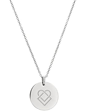 Liebeskind Berlin Damen-Kette mit Anhänger Edelstahl mattiert