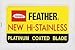 10 Fèather New Hi-Stainless blades (1 pack) + 1 Free Silver Star bIade