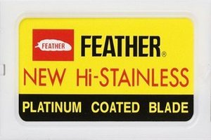 10 Fèather New Hi-Stainless blades (1 pack) + 1 Free Silver Star bIade