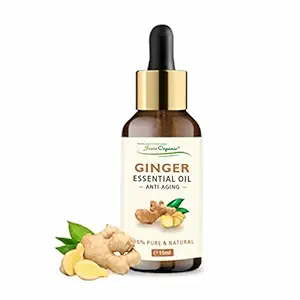 SistaOrganic Pure and Natural Ginger Oil for Skin and Hair I Stimulates Hair Growth I Helps Detoxify Skin I Healing Acne I Reduce Wrinkles & Fine lines I Diffuser -15 ml