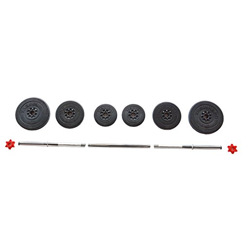 TrainHard Langhantel Set Aerobic Bodypump Pump Set Langhantelset Hantelset 20KG - 4