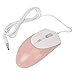 Produktbild Bewinner Gaming-Maus USB-Kabelmaus für PC Desktop-Laptop Universal-Maus 2400 DPI einstellbar kabelgebundene Office-Gaming-Maus Wired USB Mouse(Pink)