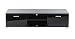 Produktbild Schwarzer Hochglanz TV Unterschrank - fur LED LCD 3D Bildschirme - 1400mm breit - fur 32 bis 55 Zoll Bildschirme - Glanzend Schwarze Schrank-Einheit mit zwei Turen.