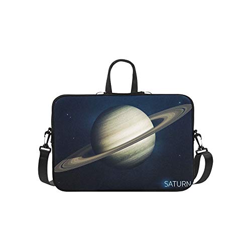 Preisvergleich Produktbild Saturn Planets Sonnensystem Hohe Qualität Aktentasche Laptoptasche Messenger Schulter Arbeitstasche Crossbody Handtasche Für Geschäftsreisen