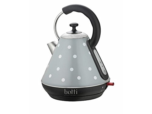 Botti YK-868 gepunktete Wasserkocher - modisches Muster, 1.8L 2200W, verschiedene Farbe (Verona)