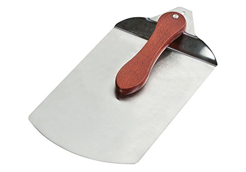 Santos Pizzaheber Pizzaschaufel Pizzaschieber klappbar mit Holzgriff | Maße: 51 x 20 cm für Pizza auf Gasgrill, Kohlegrill, Kugelgrill oder im Backhofen - 2